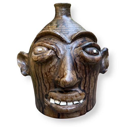 Marvin Bailey 9" Southern Face Jug DP5881